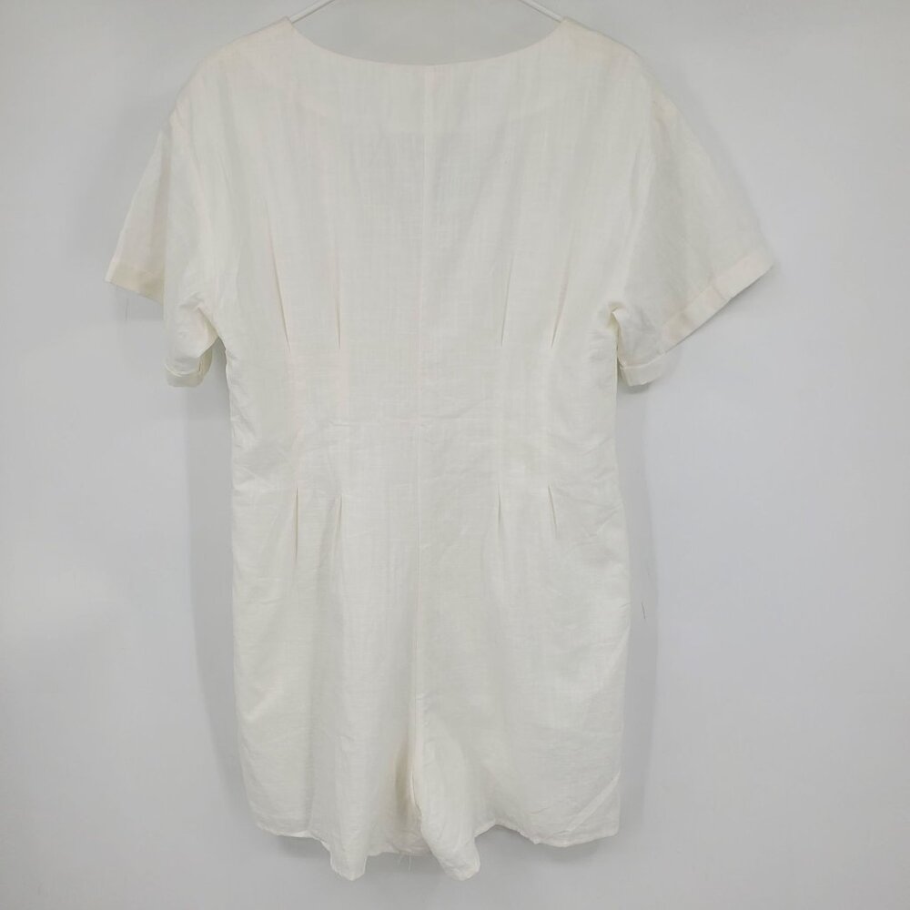 NWT Commense‎ Cotton Linen Blend Button Boho Beac… - image 2